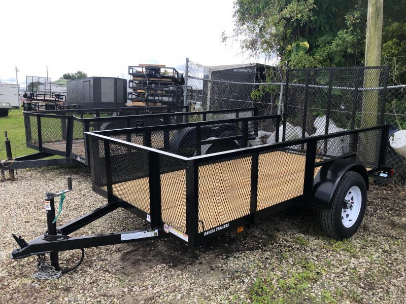 2022 Triple Crown Trailers 5x10, 2' Mesh Sides Utility Trailer