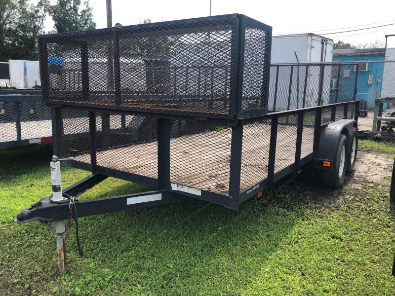 2016 Triple Crown Trailers 6X16 TA 2' MESH SIDES Utility Trailer 2016 Triple Crown Trailers 6X16 TA 2' MESH SIDES Utility Trailer