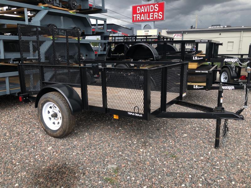2022 Triple Crown Trailers 5x8 Utility with 2' Mesh Sides Utility Trailer Orlando, FL Trailer