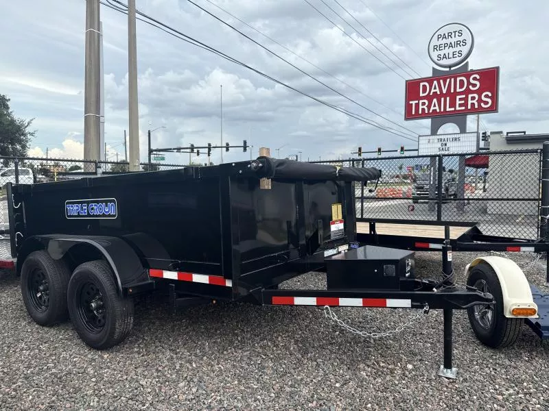 2025 Triple Crown Trailers 6X10LR DUMP 7K Dump Trailer