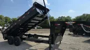 2026 H&H 7x16 Gooseneck Dump Trailer