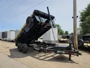 2026 Liberty Trailers 7X16 Telescopic Dump Trailer 15,400 GVW
