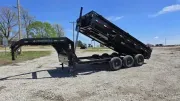 2026 Iron Bull 7x16 Triple Axle Gooseneck Dump Trailer