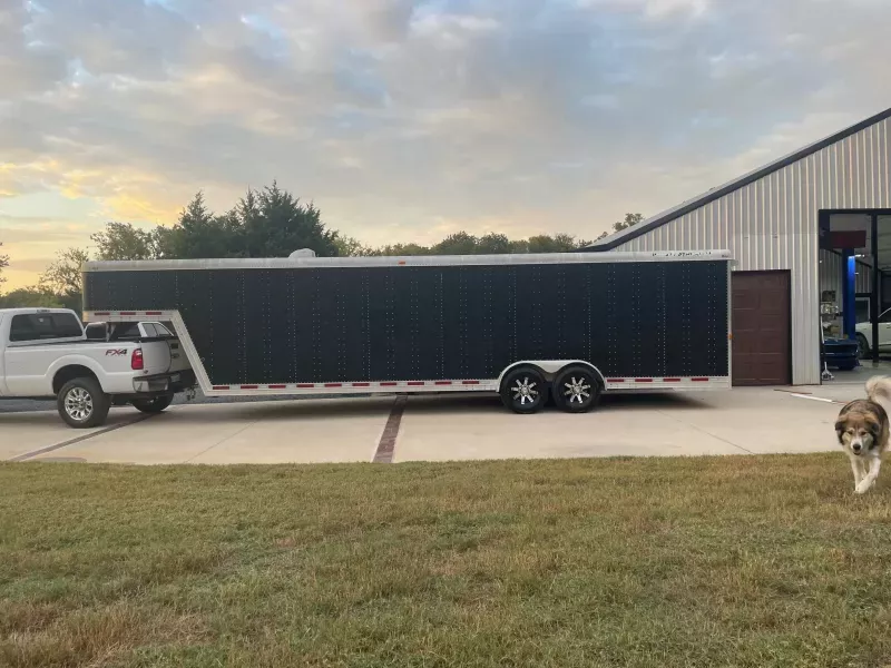 ENCLOSED RACE TRAILER
