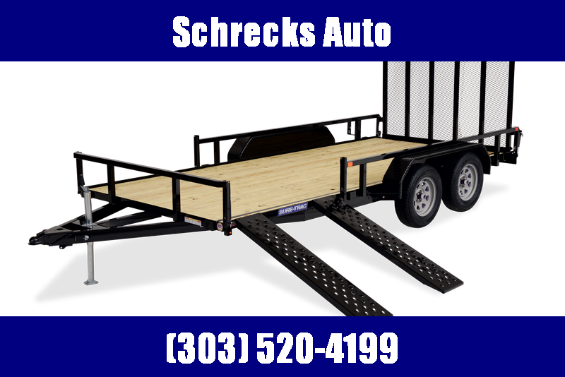 2023 Sure-Trac 7 x 14 Tube Top ATV Trailer 7K Tandem 2023 Sure-Trac 7 x 14 Tube Top ATV Trailer 7K Tandem