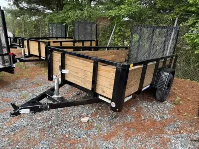 2026 Sure-trac Trailers 5x10 Tube Top 3 Board High Side