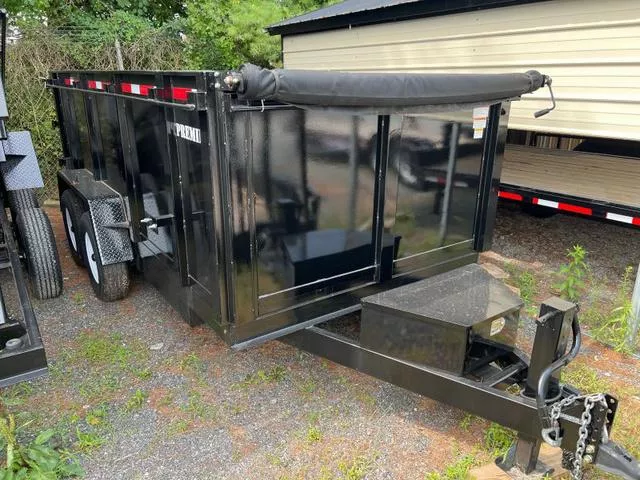 2023 Premier7X14 hydraulic dump 4 ft solid sides w/tarp 14K