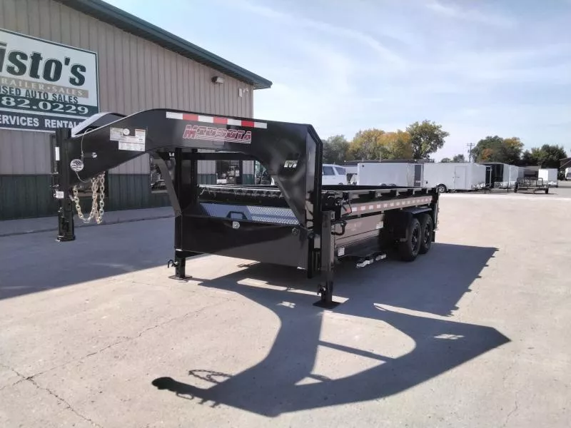 2026 Midsota 82''X16' Gooseneck Scissor Dump Trailer