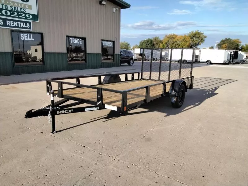 2025 Rice Trailers 82"X14' Utility Trailer