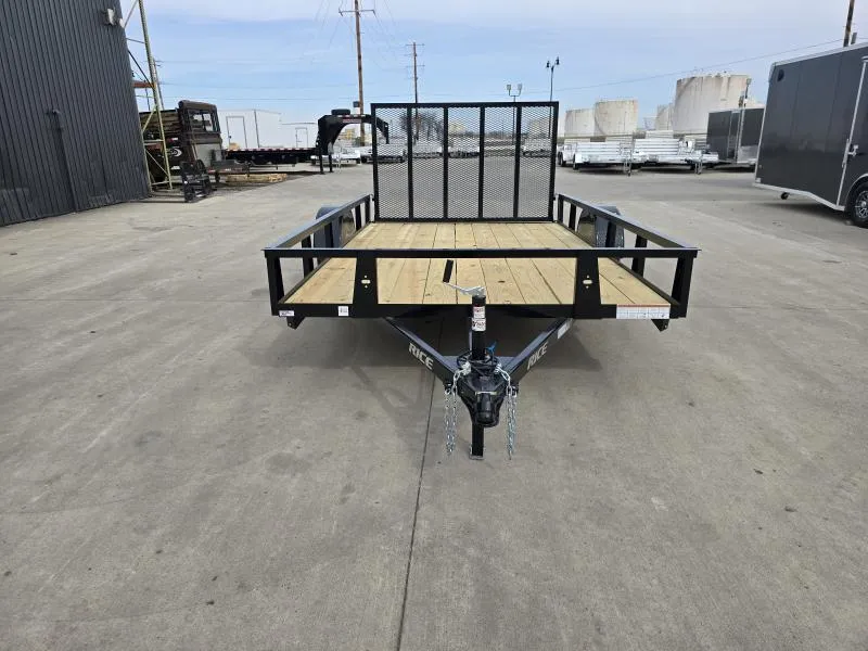 2026 Rice Trailers 82"X12' Utility Trailer