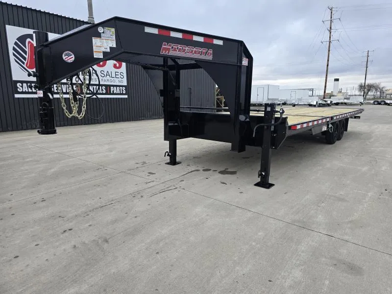 2026 Midsota 102"X26' Gooseneck Deckover Tilt