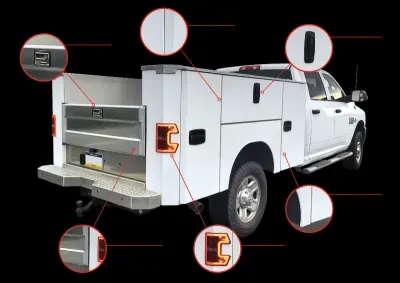 2024 EBY R 8'6" X 80" X 56" SRW Service Body
