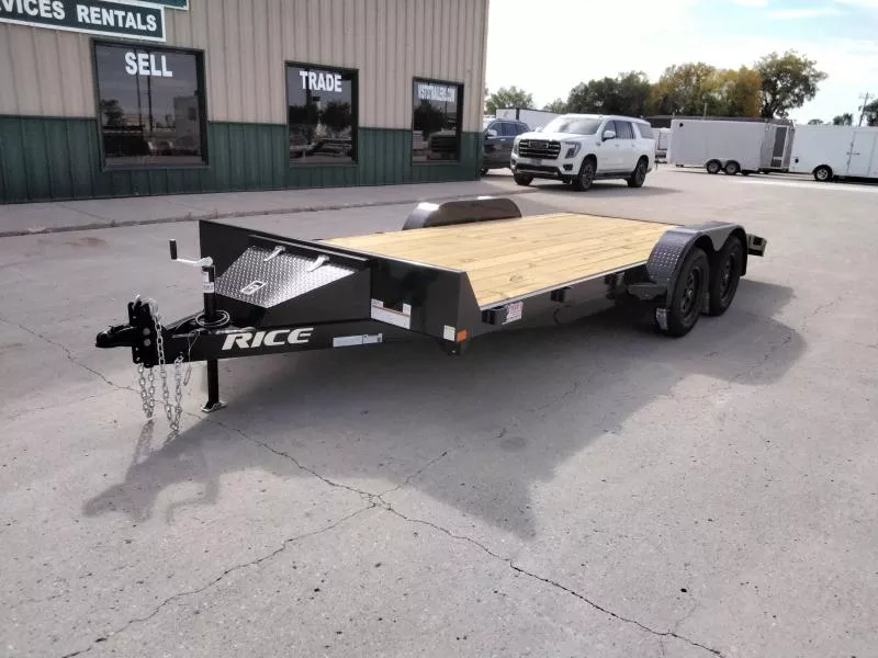 2025 Rice Trailers 82"X18' Equipment Trailer