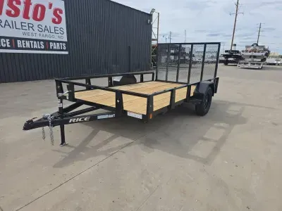 2026 Rice Trailers 82"X12' Utility Trailer