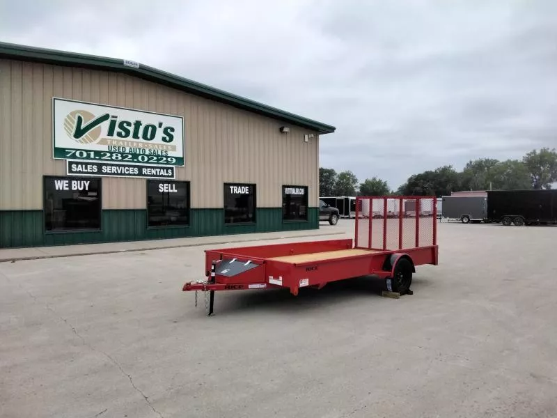 2025 Rice Trailers 82"X14' Utility Trailer