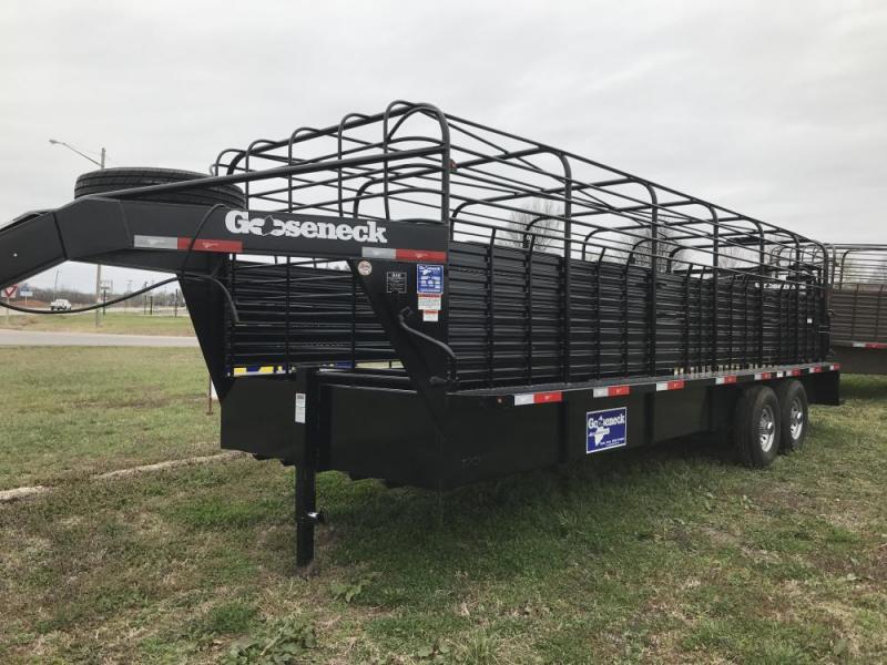 2020 Gooseneck 6'8" x 24 Bar Top Stock Trailer 2020 Gooseneck 6'8" x 24 Bar Top Stock Trailer