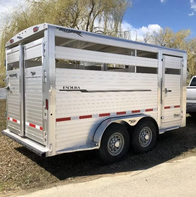 2026 Hillsboro Industries Endura Livestock  Horse Trailer