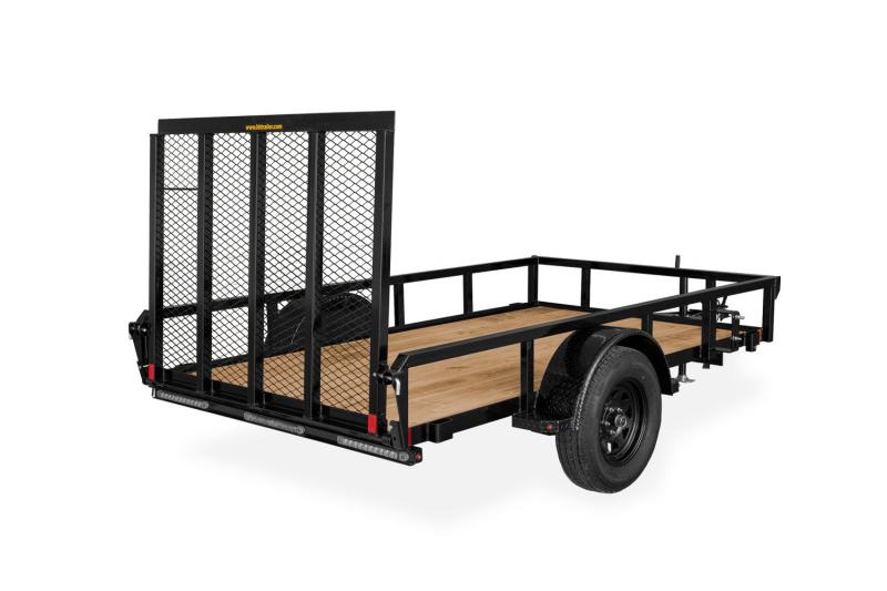 2025 H and H Trailer 76x10 Rail Side Utility Trailer 3K Idler (H7610RS-030)  Utility Trailer