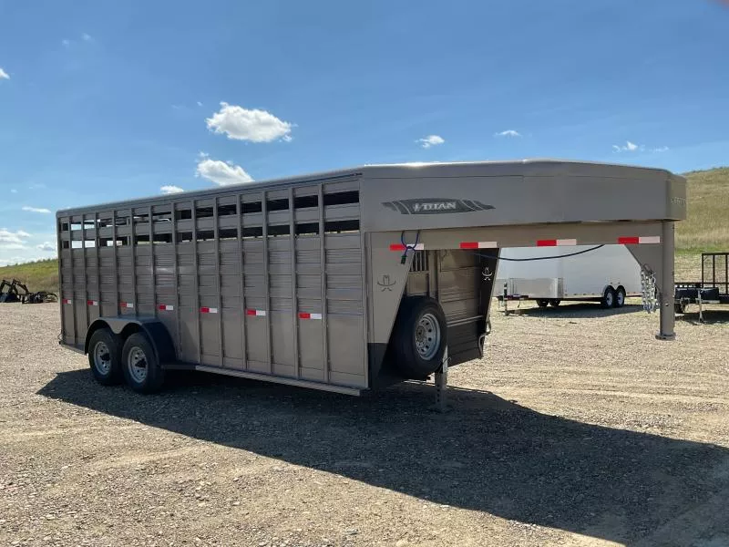 2025 Titan Trailers Standard 20' Stock / Stock Combo Trailer