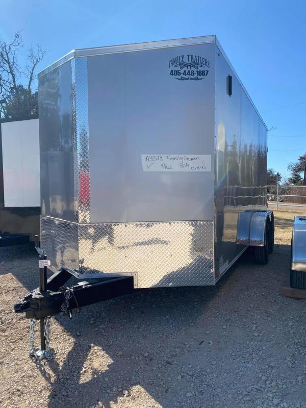 2021 Pace American 7x16 Tandem Axle Enclosed Cargo Trailer-- SCREWLESS EXTERIOR -- 2021 Pace American 7x16 Tandem Axle Enclosed Cargo Trailer-- SCREWLESS EXTERIOR --