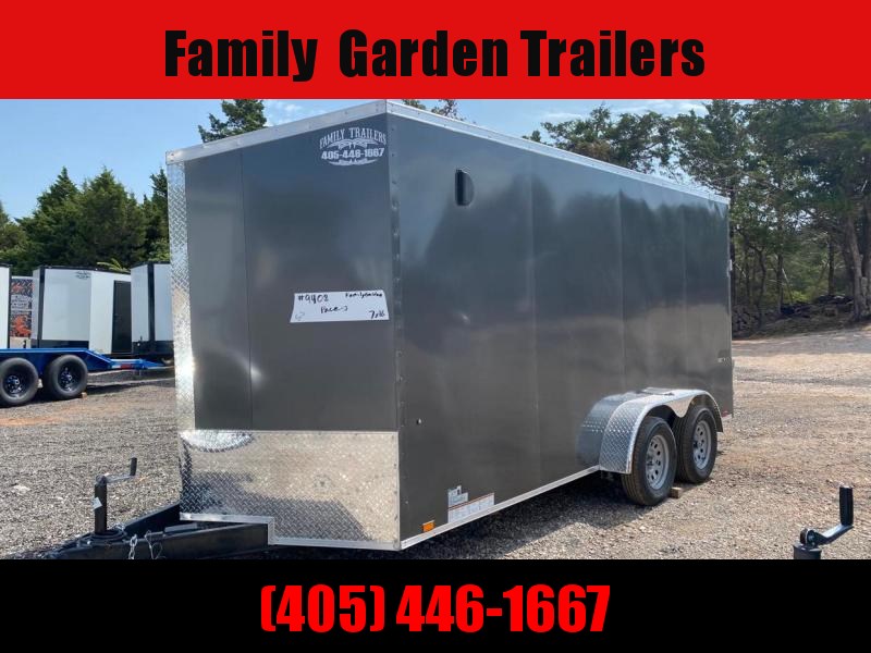 2023 Pace American 7x16 Tandem Axle Cargo / Enclosed Trailer - SCREWLESS 2023 Pace American 7x16 Tandem Axle Cargo / Enclosed Trailer - SCREWLESS