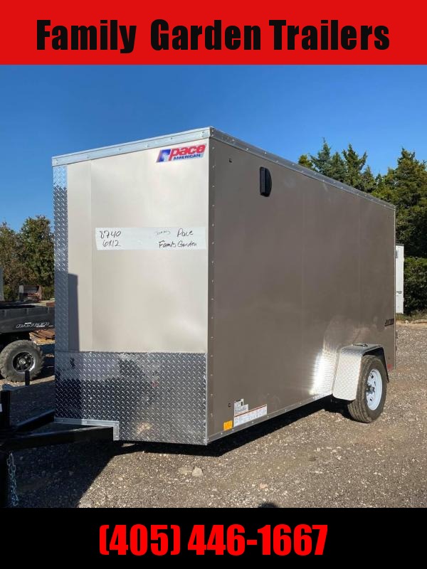 2022 Pace American 6x12 Single Axle SE Enclosed Cargo Trailer - SCREWLESS 2022 Pace American 6x12 Single Axle SE Enclosed Cargo Trailer - SCREWLESS