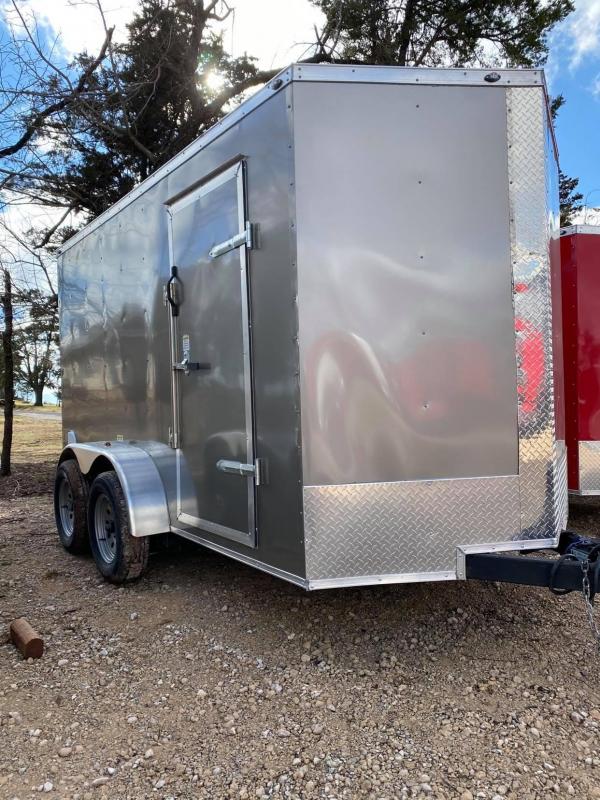 2021 Deep South 6x12 Tandem Axle Enclosed Cargo Trailer - Silver Black Out Package 2021 Deep South 6x12 Tandem Axle Enclosed Cargo Trailer - Silver Black Out Package