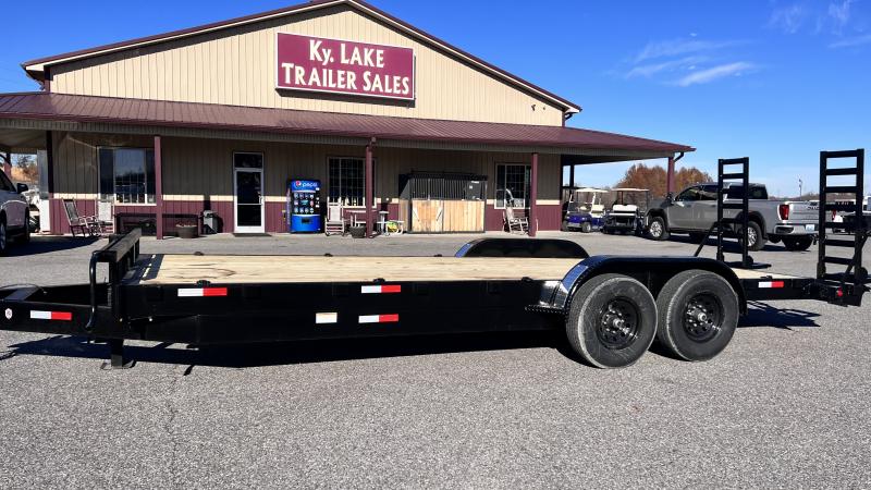 2023 L&O Manufacturing 610228F2B  20'+2'BP Equipment Trailer