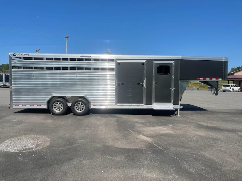 2024 Cimarron Trailers Lonestar GN Livestock Trailer OS9FLsw642z4