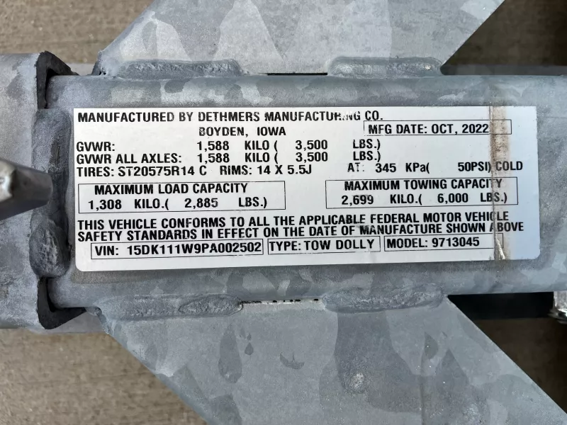used Tow Dollys Demco  for sale, in Cincinnati, OH Thumbnail 4