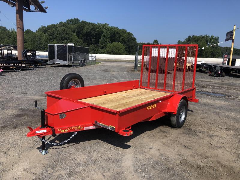 RENTAL Doolittle Solid Side 77x12 S/A Utility Trailer RENTAL Doolittle Solid Side 77x12 S/A Utility Trailer