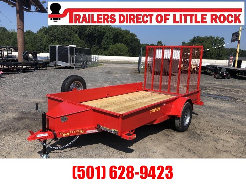 RENTAL Doolittle Solid Side 77x12 S/A Utility Trailer RENTAL Doolittle Solid Side 77x12 S/A Utility Trailer