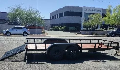 2025 Playcraft Trailer 8.5X16 PLAYCRAFT UTILITY TANDEM AXLE WITH GATE 6K MODEL TTA 83X16