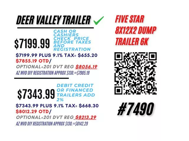 new Dump Trailers Five Star  for sale, in Phoenix, AZ Thumbnail 4