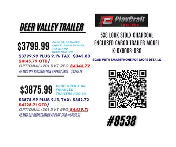 new Utility Trailers PlayCraft Trailers  for sale, in Phoenix, AZ Thumbnail 7