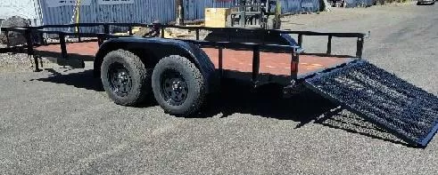 2025 Playcraft 8.5X16 PLAYCRAFT UTILITY - BRAKES ON REAR AXLE -W/RAMP GATE  MODEL TTA 83X16