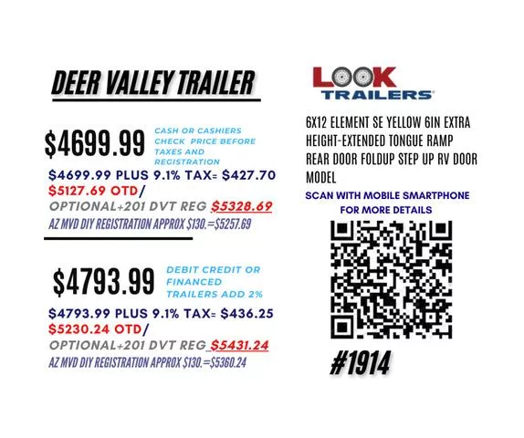 new Cargo (Enclosed) Trailers Look Trailers  for sale, in Phoenix, AZ Thumbnail 3