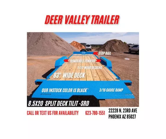 2025 Dura-Haul SPLIT DECK TILT FLATBED TRAILER Tilt Trailer