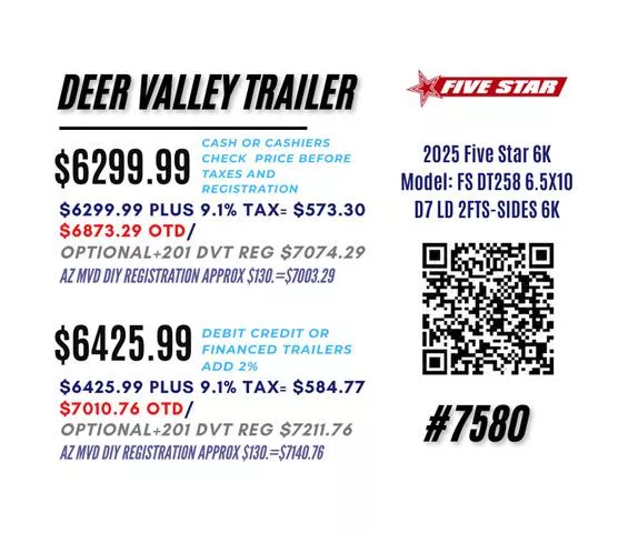 new Dump Trailers Five Star  for sale, in Phoenix, AZ Thumbnail 4