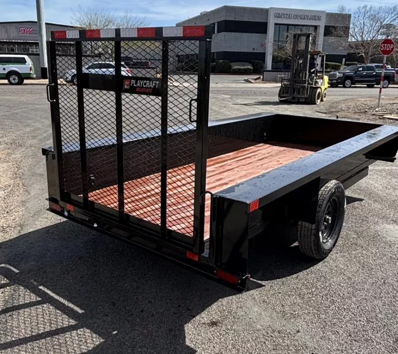2025 Playcraft Trailer 6.5X12 UTILITY TRAILER-WORK BENCH TOP SIDES-W/GATE-SINGLE AXLE  MODEL SUSA5X1