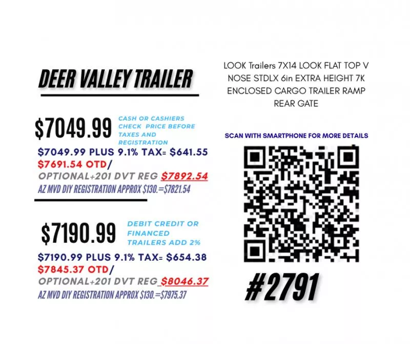 new Cargo (Enclosed) Trailers Look Trailers  for sale, in Phoenix, AZ Thumbnail 10