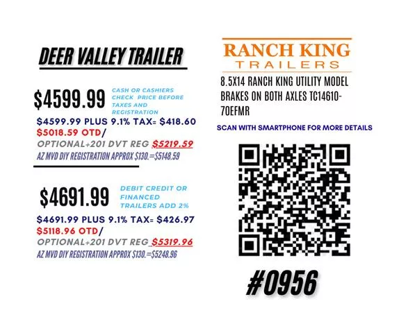 new Utility Trailers Ranch King  for sale, in Phoenix, AZ Thumbnail 2