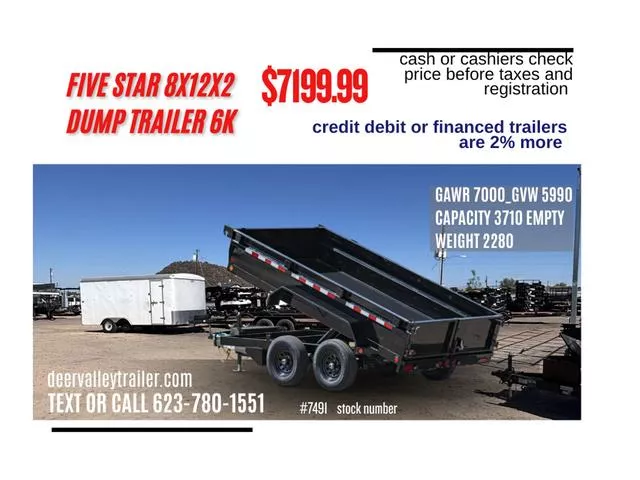new Dump Trailers Five Star  for sale, in Phoenix, AZ Thumbnail 2