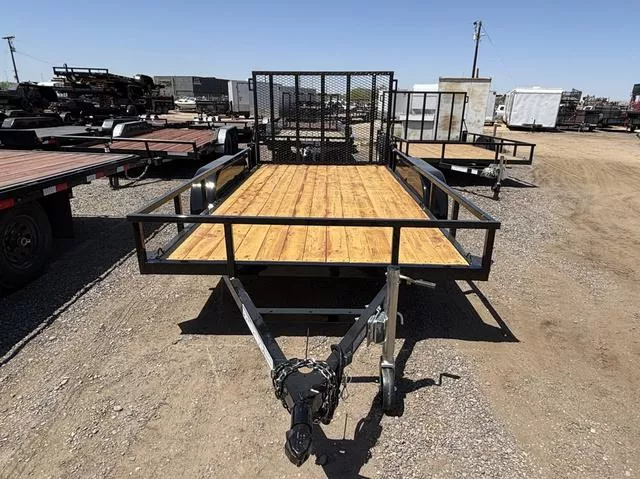 2025 ECHO 8.5X14 ECHO UTILITY TANDEM AXLE BRAKES ON REAR AXLE W/GATE EA14