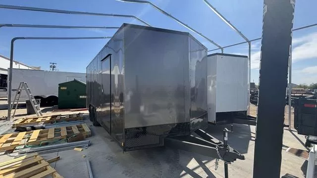 2026 LOOK Trailers LOOK-8.5x20 ST DLX CAR HAULER ST DLX FLAT TOP V-NOSE 7K Model DX 10220 070