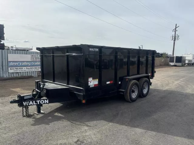 Walton Trailers 8.5X14X4 14K 4ft. Sides Scissor Dump Ramps