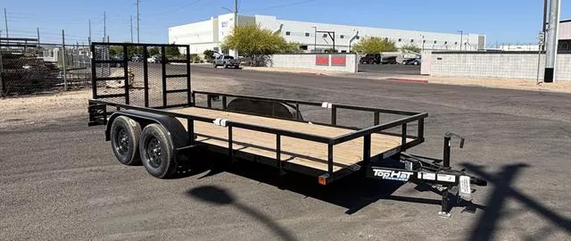 2025 Top Hat 8x16 UTILITY TANDEM AXLES WITH GATE BRAKES ON REAR AXLE