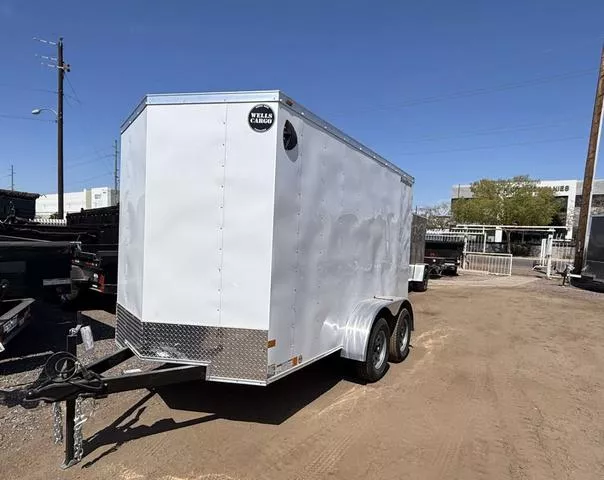 2026 Wells Cargo WELLS CARGO 6X12 ENCLOSED CARGO TRAILER TANDEM AXLES RAMP REAR DOOR FT612T2