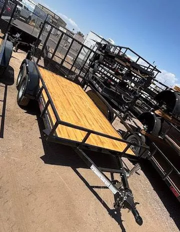 2025 Echo Trailer 8X12 TANDEM AXLE UTILITY WITH GATE EA12-15T-76