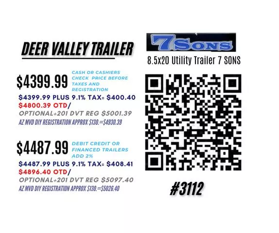 new Utility Trailers 7 Sons  for sale, in Phoenix, AZ Thumbnail 2